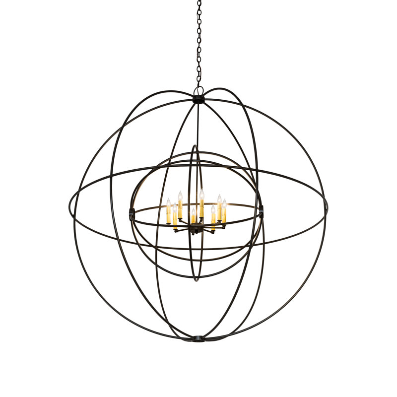 60"W Atom Enerjisi 8 LT Chandelier