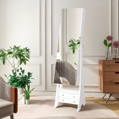 Armoire à bijoux avec miroir