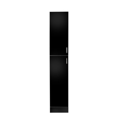 Freestanding  Cabinet with Inadjustable Shelves and two Doors
