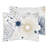 Celestial Navy Blue/Gray/White Microfiber 3 Piece Set