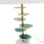 Lampe de table 15 po x 29,5 po Agate-Slice avec base en marbre-41232748