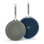 GreenPan GP5 Colors Healthy Ceramic Nonstick 9.5" and 11", 2 Piece Frypan Set