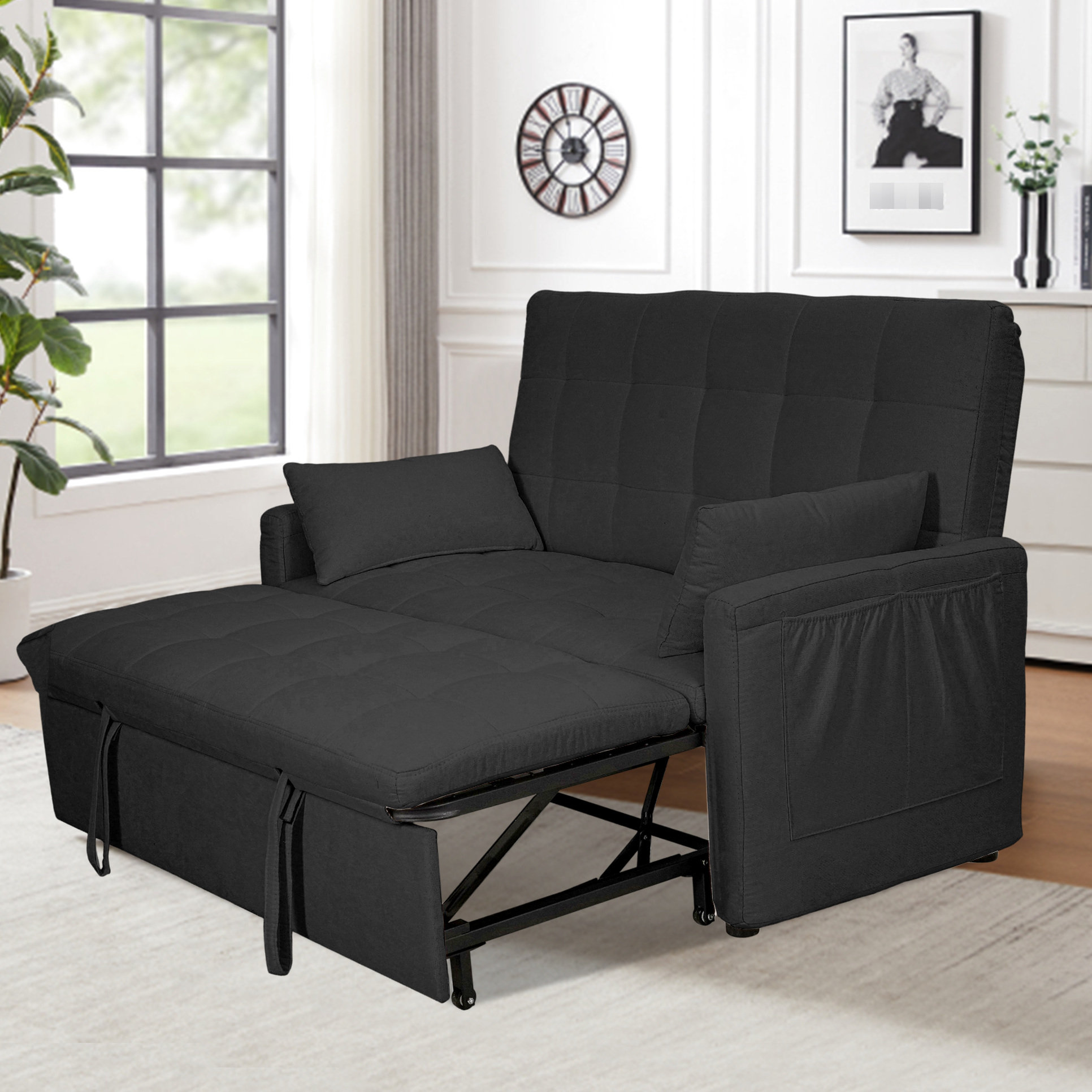 Ebern Designs Convertible 2 In 1 Bed For Living And Bedroom Spaces ...