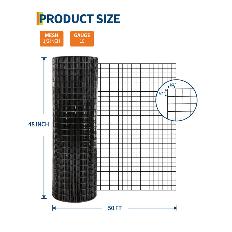 Chicken Fencing, Black