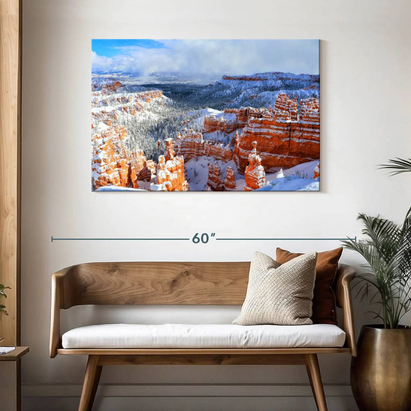 Hiver à Bryce Canyon, H 30 po x l 45 po