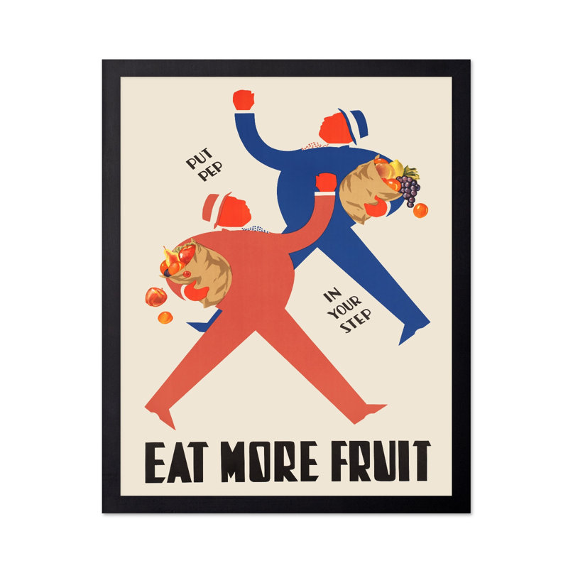 Eat More Fruit No1, Sans cadre, Affiche, H 18 po x l 24 po
