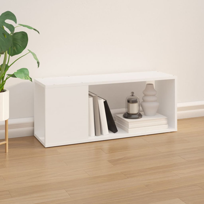 Crédence de rangement l 31,5 po Tiho, Blanc