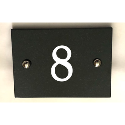 Brumby 10cm H Reflective Stone House Number