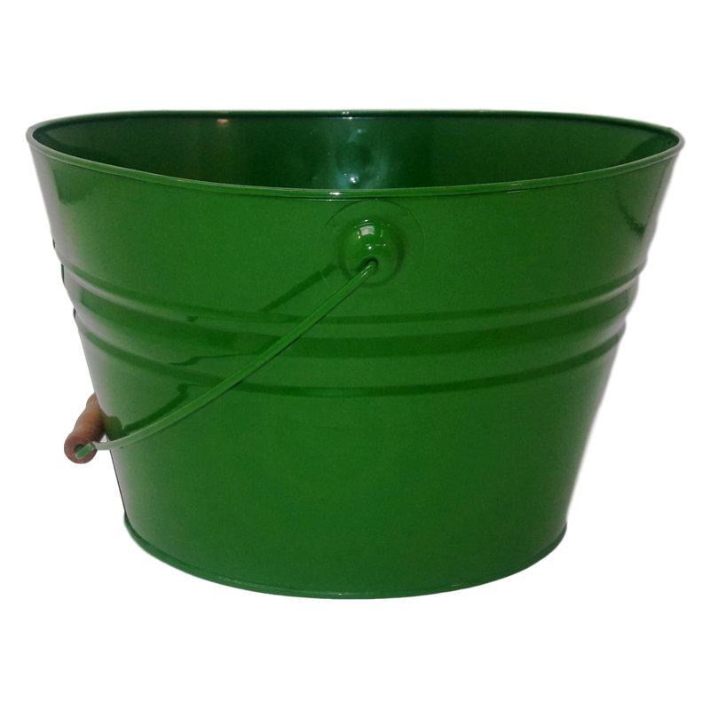 Darlene Metal Pot Planter, Sage