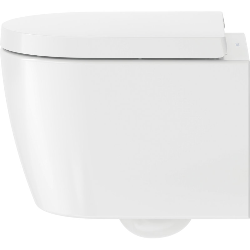 Duravit Me by Starck 1.28 GPF Elongated Wall Mounted Toilet with High Efficiency Flush, White