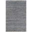 Tapis noir en coton tissé à plat à la main Hareesh-81288891