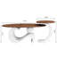 Ensemble de 2 tables basses gigognes, ensemble de tables basses ovales et rondes, table centrale-1543967761