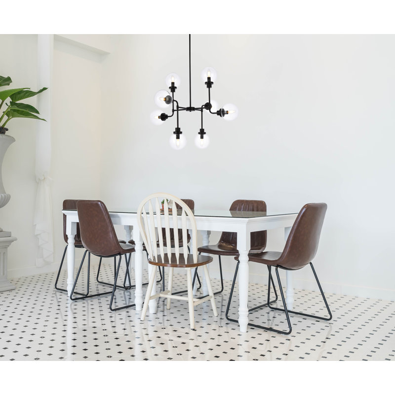 Orla 8 - Light Pendant, Clear, Black