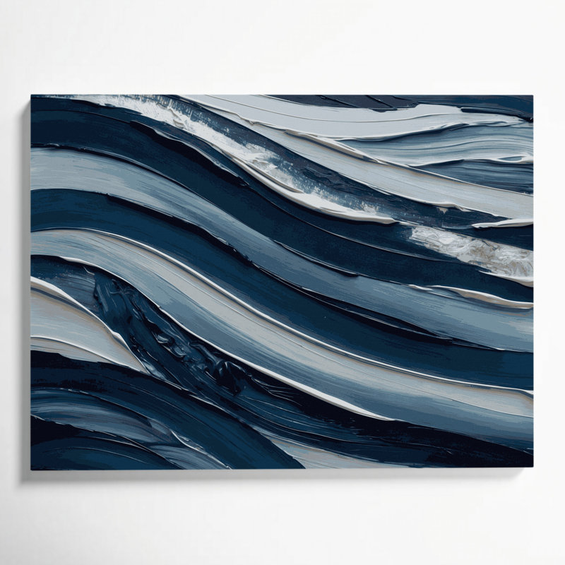 Art mural horizontal sur toile rayée horizontale, H 24 po x l 36 po