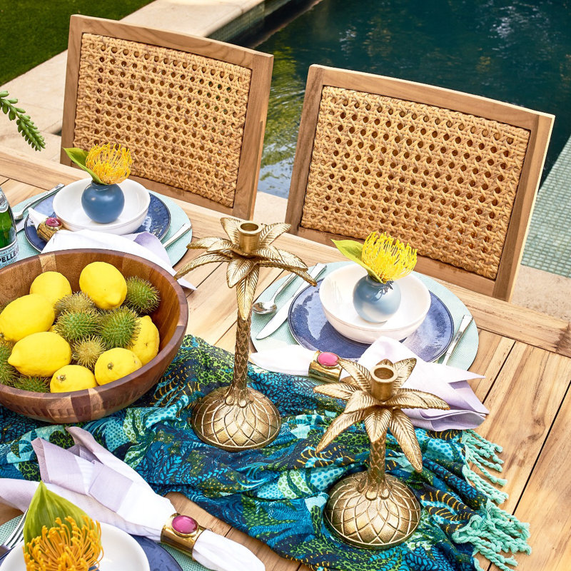 Chaise de patio teck Jupiter