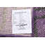 Tapis mauve en laine noué à la main de conception unique 3 pi 7 po x 5 pi 7 po