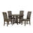 Vikkie 4 - Person Solid Wood Top Pedestal Dining Set