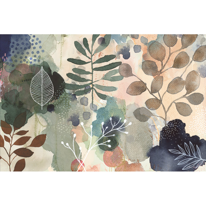 Flourish And Flow by Laura Horn - Wrapped Canvas Painting, 81cm H x 122cm W x 3.8cm D