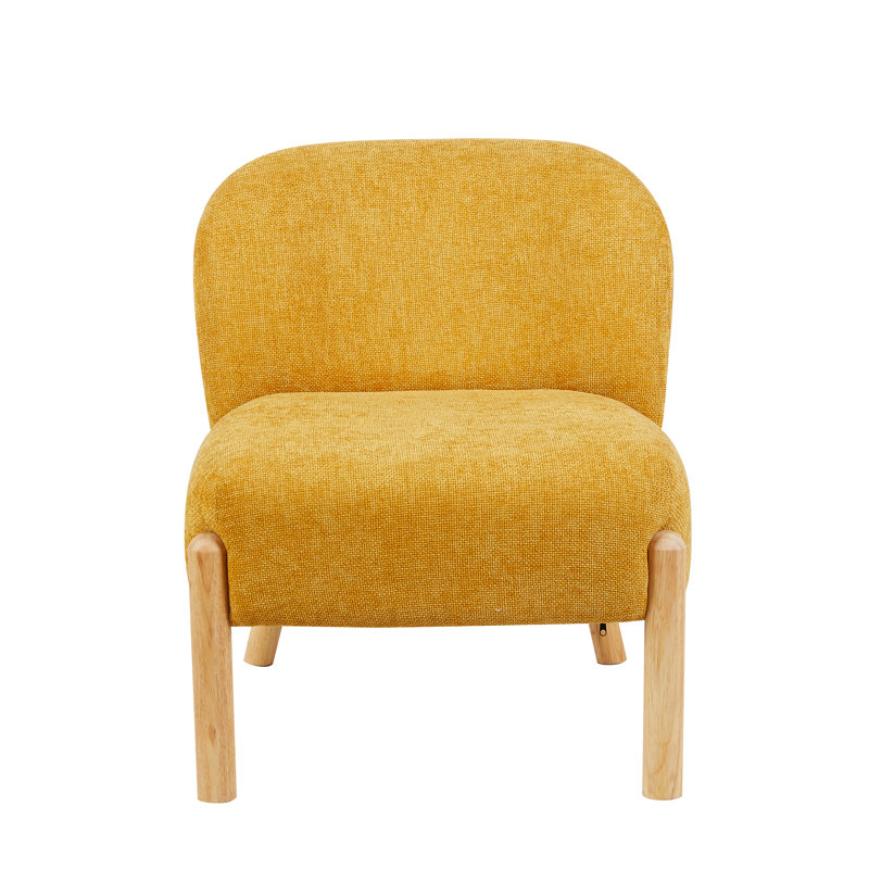 Alana Soft Touch Fabric Accent Chair, Ochre