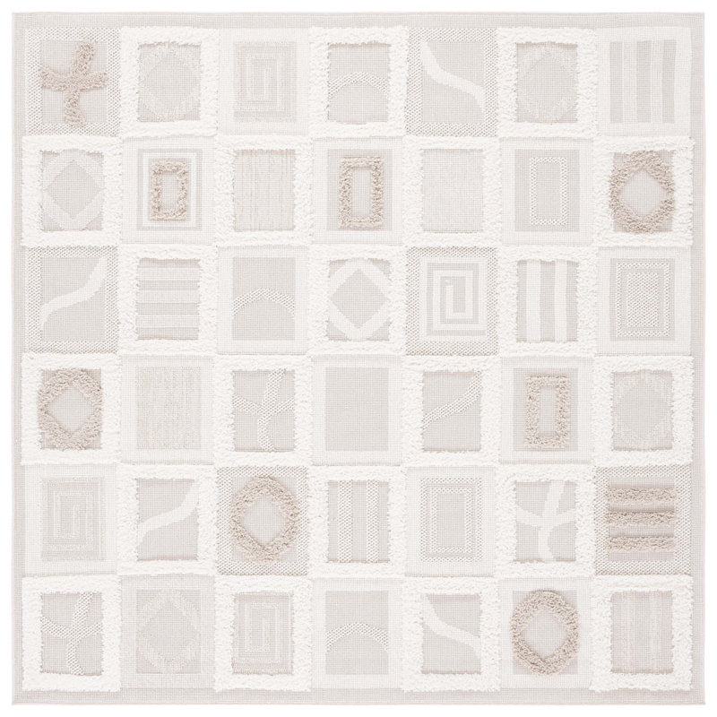Trends Performance Geometric Rug, Square 6'7"