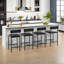 Upholstered Counter Stool with Metal Frame-233721892