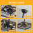 18Inch Caged Ceiling Fan With Lights Remote Control For App