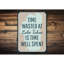 Panneau en aluminium «Time Wast At Lake Tahoe»-58294114