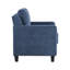 Horatio Navy Chenille Chair