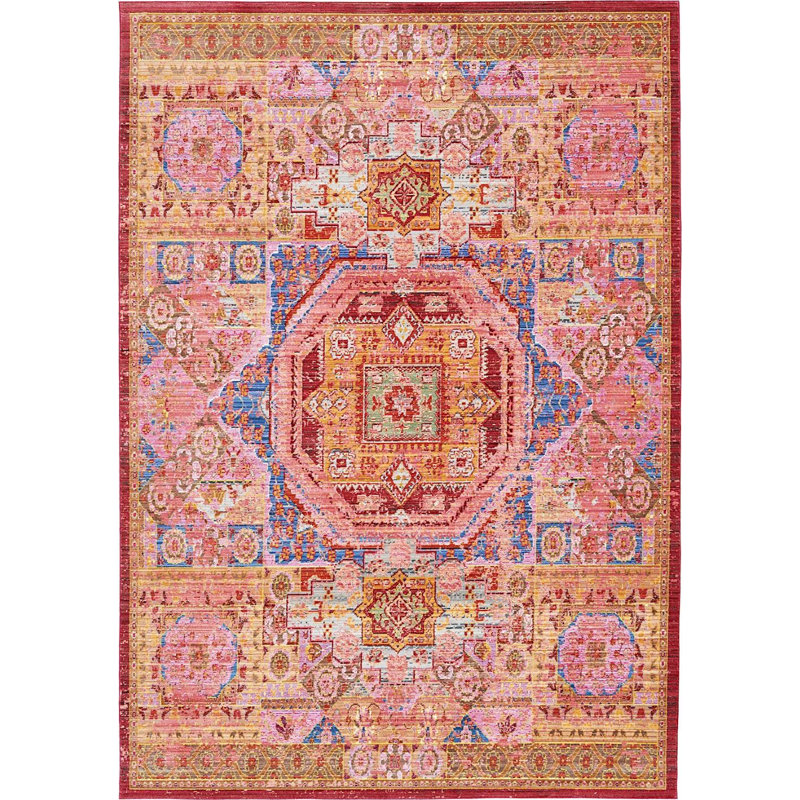 Donminique Geometric Indoor Rug, Rectangle 8' x 10'