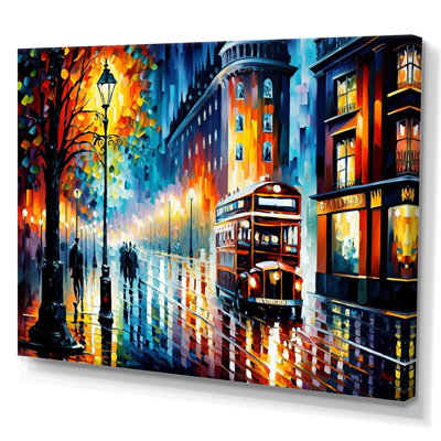 «Colorful City In London I», art mural sur toile Cityscapes