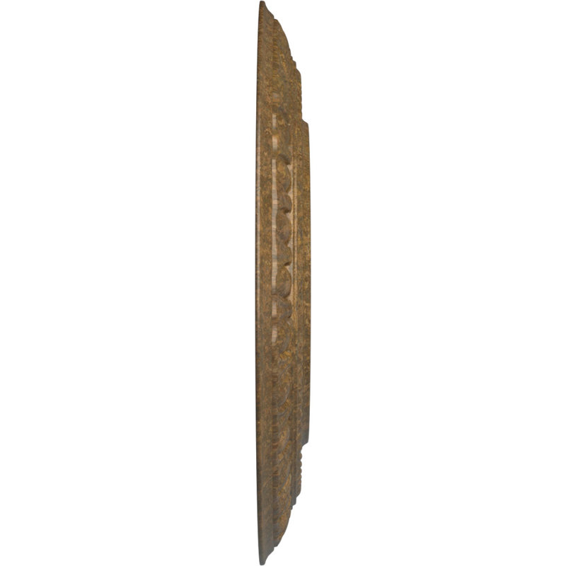 Endurathane Artis Ceiling Medallion, 15 3/4"OD x 1 3/8"P (Fits Canopies up to 6 7/8"), Hand-Painted Rubbed Bronze Finish