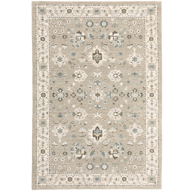 Tapis oriental gris Alair, Rectangle 5 pi 3 po x 7 pi 3 po