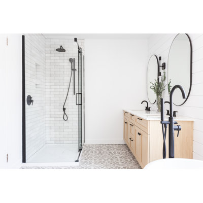 Vienna Complete Shower System with Rough in-Valve
