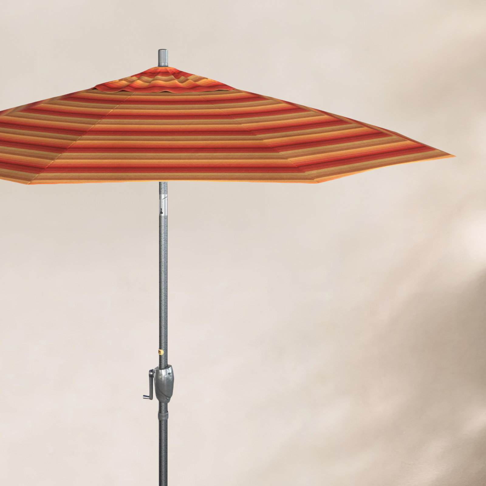 Lexia 7.5' Sunbrella® Umbrella, Hammertone Gray, Astoria Sunset Sunbrella®