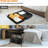 Folding Wood Luggage Rack with Shelf-110396353-111608821