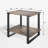 Ravidutt Solid Wood Top End Table