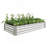 Durable Metal Raised Garden Bed, 6x3x1ft, Ideal for Plants, Vegetables, and Flowers with Open Base for Drainage-732830764