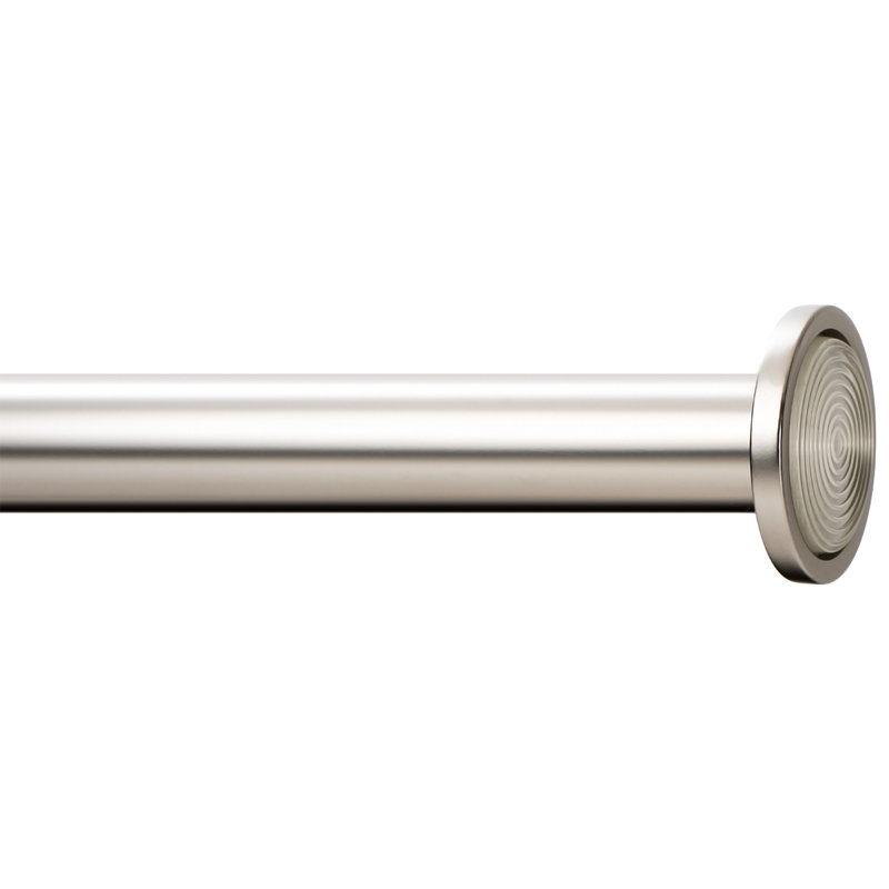 Tringle à rideaux Tension - Tringle à ressort pour fenêtres ou douche, 24" - 36", Satin Nickel