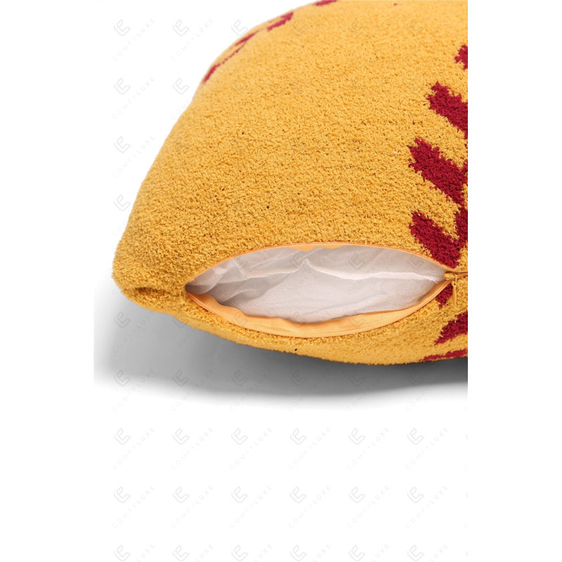Baseball/Softball Pattern Luxury Soft Cushion Cover - WHITE, White