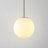 Jawaski 1 - Light 7.87“ Single Globe Schoolhouse Pendant Kitchen Island Pendant-1514311119