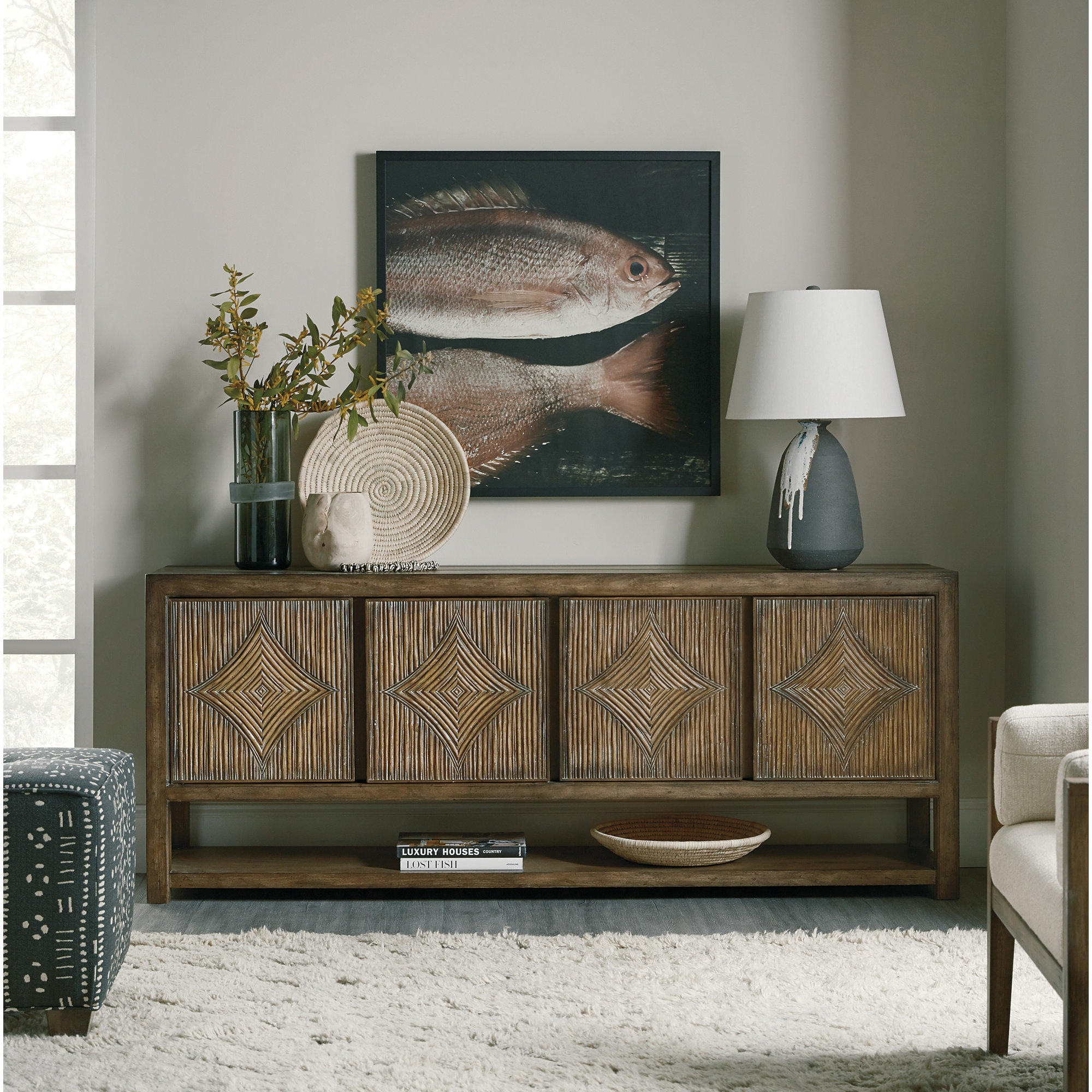 MacGowan 80'' Media Console, Brown