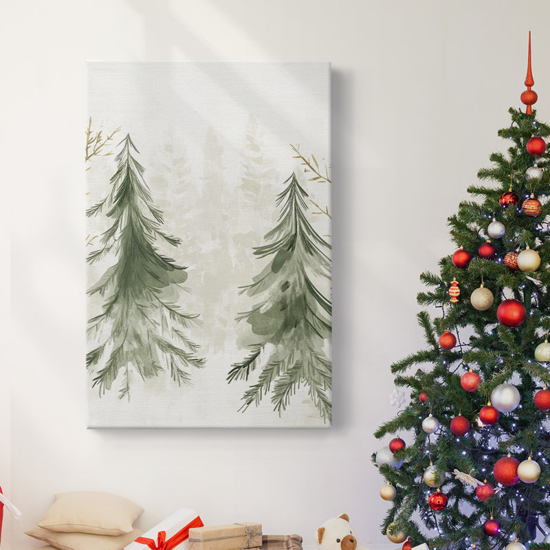 Art des Fêtes de Noël - Toile tendue avec châssis CCCCL XXXIX, H 27 po x l 18 po