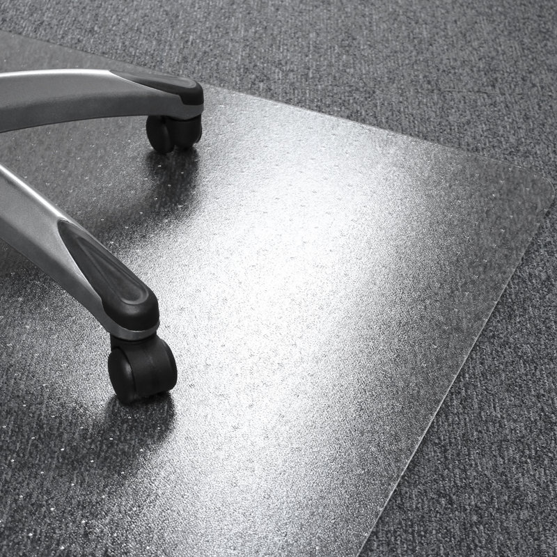Floortex Ultimat Polycarbonate Rectangular Chair Mat for Carpets up to 1/2", 47" W x 30" D
