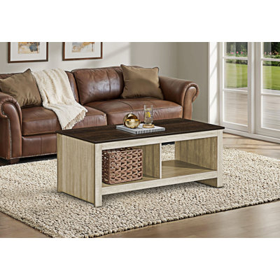 Table basse avec rangement