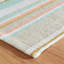 Daphne Stripe Sky Handwoven Cotton Rug-691771559