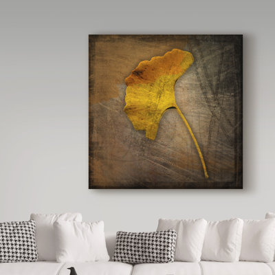 «Gingko Brown» par Kaior, impression sur toile tendue