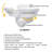 LED Battery Powered Outdoor Security Flood Light-96904840
