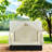 Outdoor Patio Sunbed With Curtains, Pe Rattan Daybed With Cushions, 2-6 Person Lounge Chair, Weather-Resistant Wicker Sun Lounger For Garden, Backyard, Poolside-1266900433