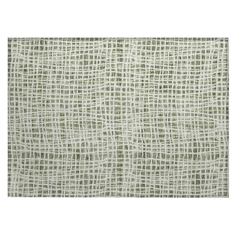  Finck Non-Slip Indoor / Outdoor Door Mat, Rectangle 1'8" x 2'6"