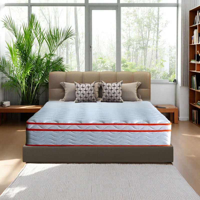 Matelas hybride à mémoire de forme avec ressorts ensachés individuellement, Lit double, 10"